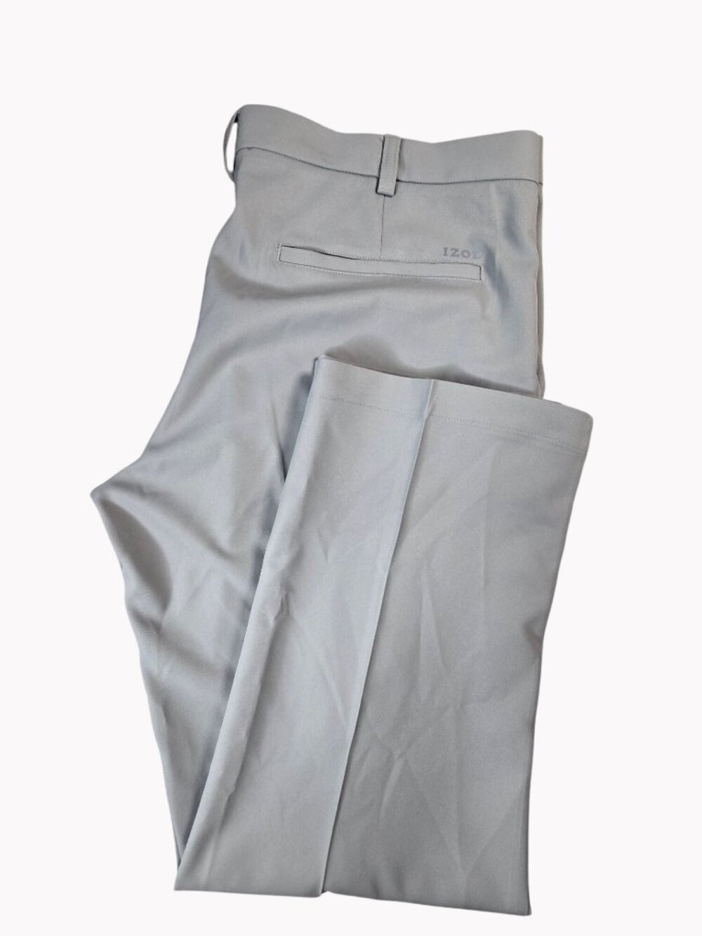 IZOD Golf Mens Gray Slim Fit Pants 38x29 Stretch Lightweight Performance Casual
